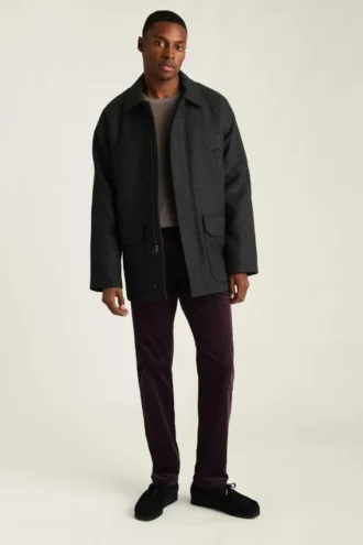 Giacca da campo in lana italiana