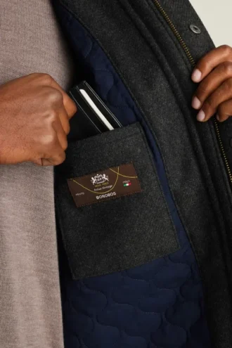 Giacca da campo in lana italiana