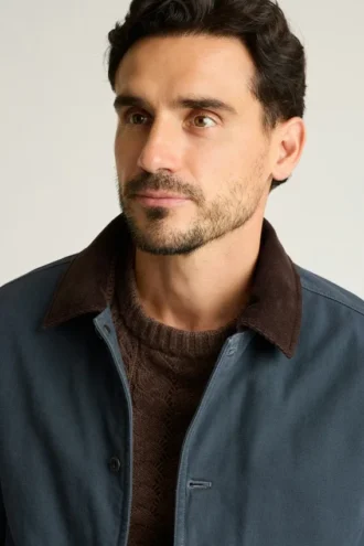 Giacca da uomo in tela di Bonobos | Abbigliamento da lavoro in stile ranch foderato in flanella