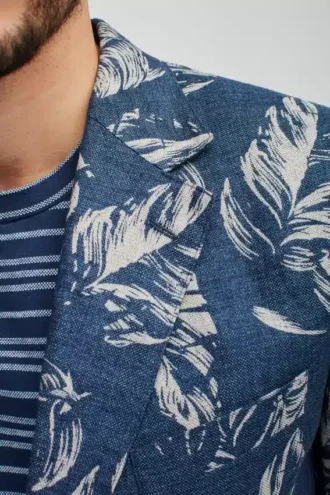 Giacca floreale unconstructed