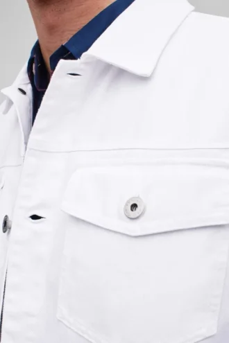 Giacca in denim tinta in capo