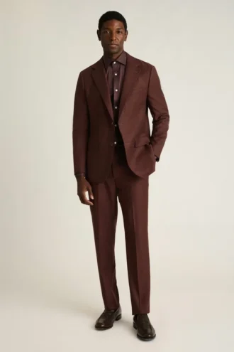 Giacca in lana spazzolata italiana Jetsetter