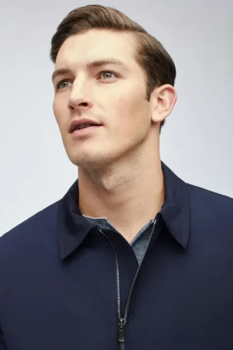 Giacca in nylon con zip integrale