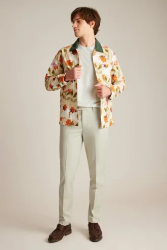 Giacca in tela elasticizzata