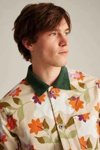 Giacca in tela elasticizzata