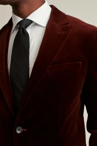 Giacca in velluto elasticizzato italiano Jetsetter