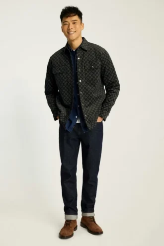 Giacca trapuntata da uomo in velluto a coste | Capispalla trapuntato in velluto a coste