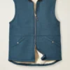Gilet con fodera in sherpa