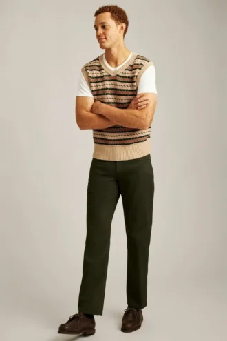 Gilet in lana merino Fair Isle