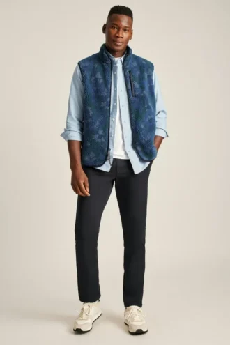 Gilet in pile con zip