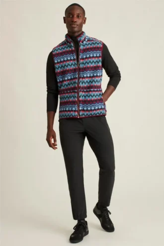 Gilet reversibile in pile polare