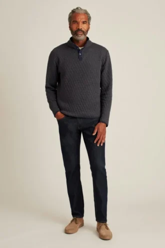 Gilet trapuntato reversibile con bottoni a pressione