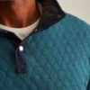 Gilet trapuntato reversibile con bottoni a pressione