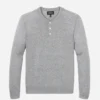 Henley in cotone e lino