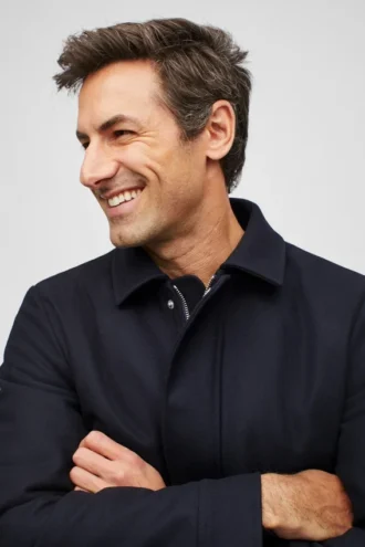 Il bomber in lana e cashmere