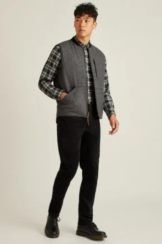 Il gilet trapuntato reversibile