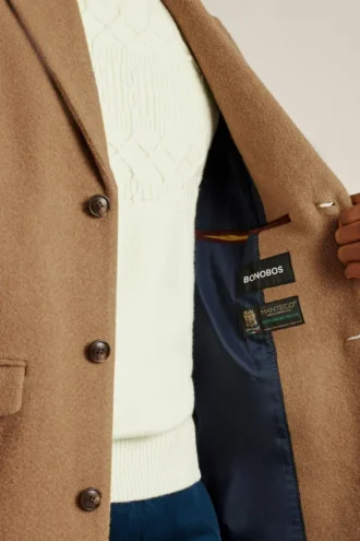 Il soprabito in lana italiana