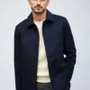 Italian Wool Car Coat da uomo