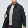 Italian Wool Car Coat Taglie forti