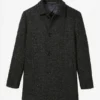 Italian Wool Car Coat Taglie forti