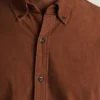 La camicia in corduroy elasticizzato