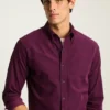 La camicia in corduroy elasticizzato