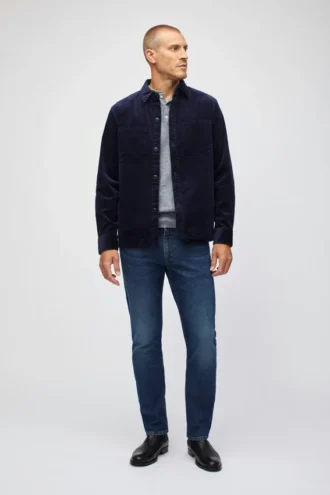 La giacca-camicia in velluto a coste