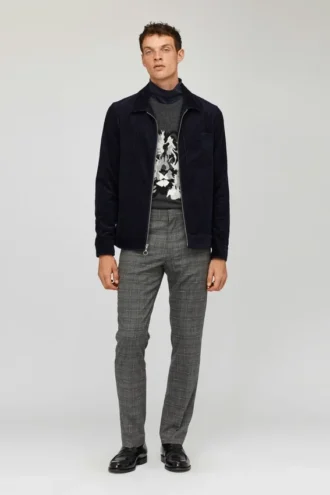 La giacca-camicia in velluto a coste