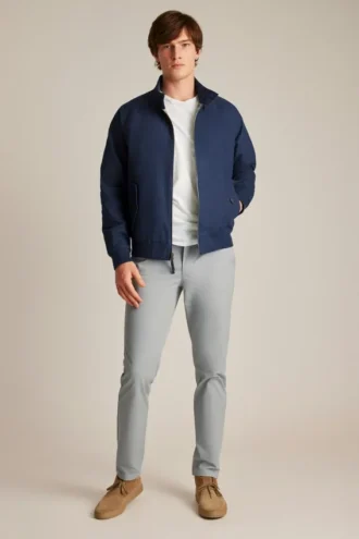 La giacca Harrington in tela