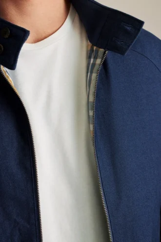 La giacca Harrington in tela