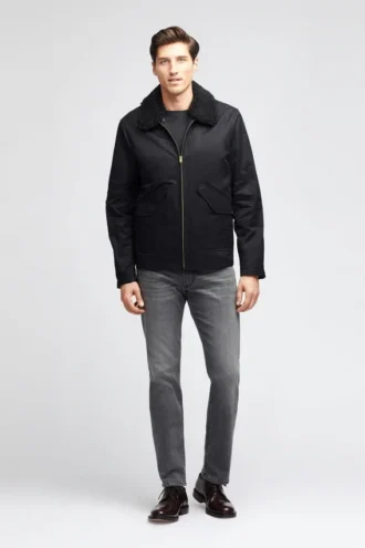 La giacca in cotone cerato