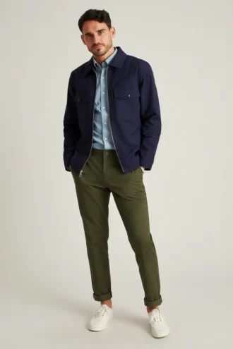 La giacca utility in cotone elasticizzato