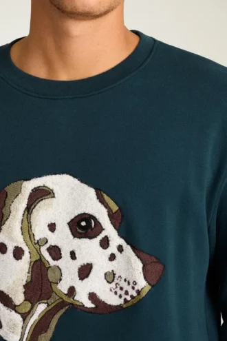 Maglia a collo rotondo in pile supersoft Critter