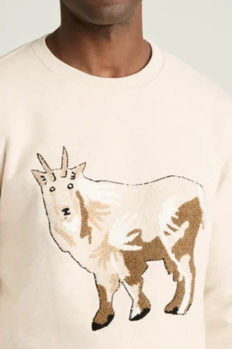 Maglia a collo rotondo in pile supersoft Critter