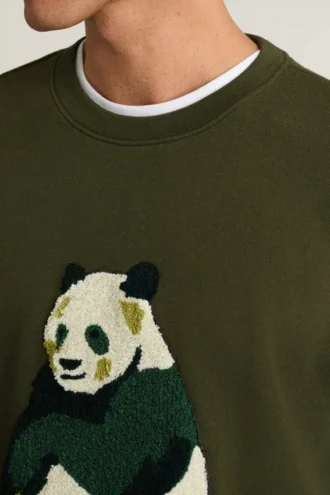 Maglia a collo rotondo in pile supersoft Critter