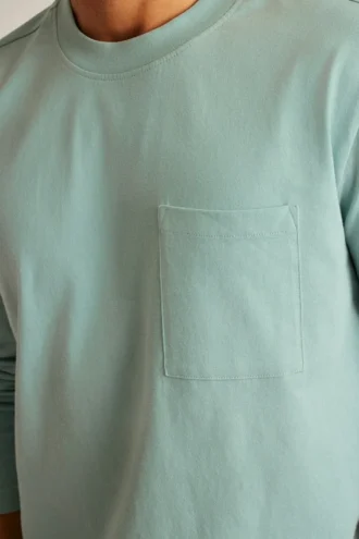 Maglia a maniche lunghe con taschino