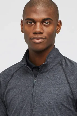 Maglia da golf con mezza zip