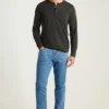 Maglia Henley a maniche lunghe Jetsetter Performance