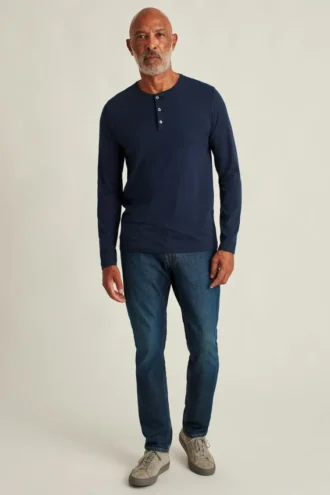 Maglia Henley a maniche lunghe Jetsetter Performance