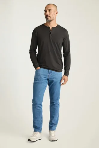 Maglia Henley a maniche lunghe Jetsetter Performance