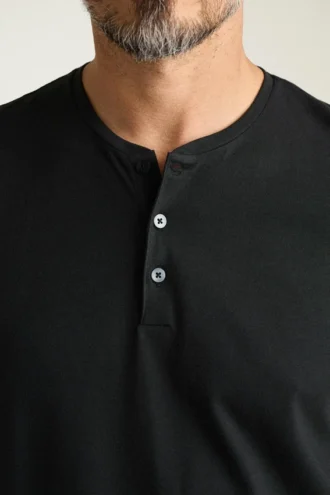 Maglia Henley a maniche lunghe Jetsetter Performance