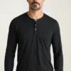 Maglia Henley a maniche lunghe Jetsetter Performance
