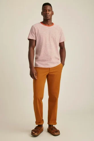 Maglietta a righe fiammate