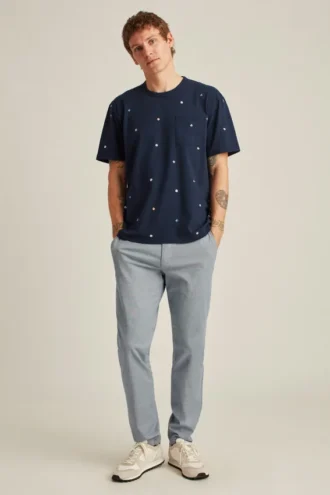 Maglietta con stampa di peso medio