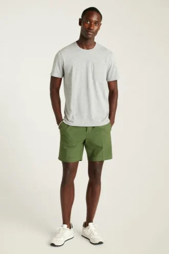 Maglietta con taschino in cotone biologico