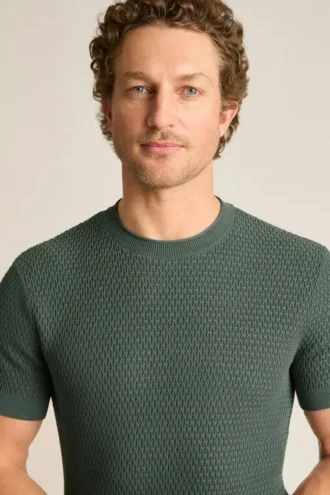 Maglietta da uomo di Bonobos | Un capo essenziale in cotone raffinato per il look a strati