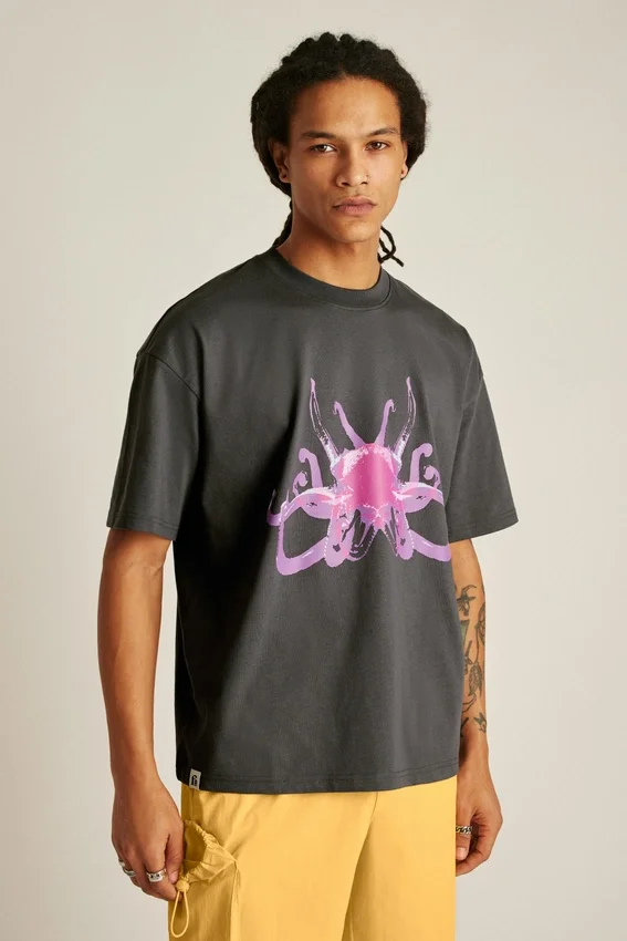 Maglietta grafica a maniche corte dal taglio morbido Fielder