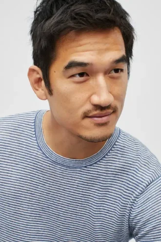 Maglietta in lino: leggera, a maniche lunghe a righe