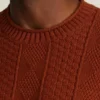Maglione a collo alto in cotone e cashmere