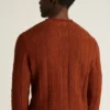 Maglione a collo alto in cotone e cashmere